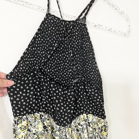 Speechless Floral Tiered Sleeveless Maxi Dress Pockets Small New W/Tags - Picture 4 of 11